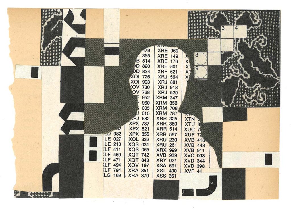 Analoge Collage: Eine visuelle Untersuchung von Erinnerung, Vergänglichkeit und Identität